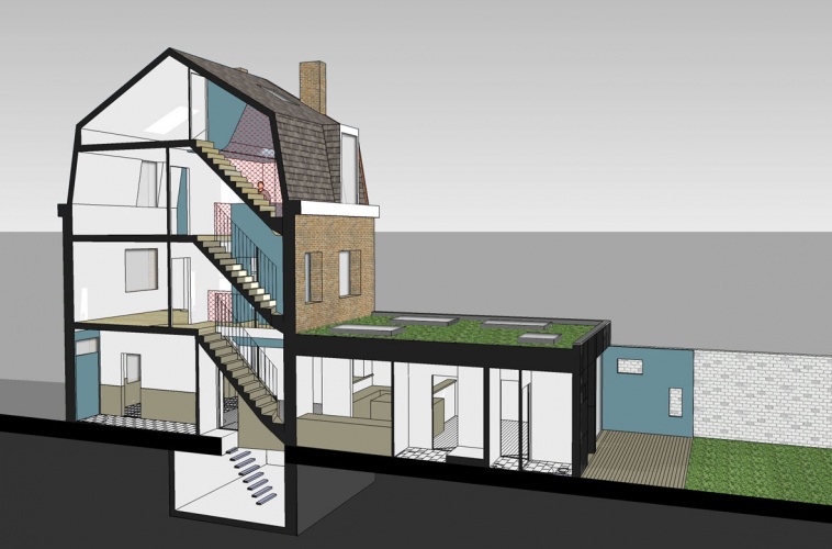 Restructuration d'une maison 1930 : LAMB02