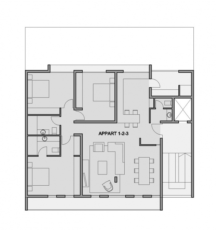 Logements collectifs : tages