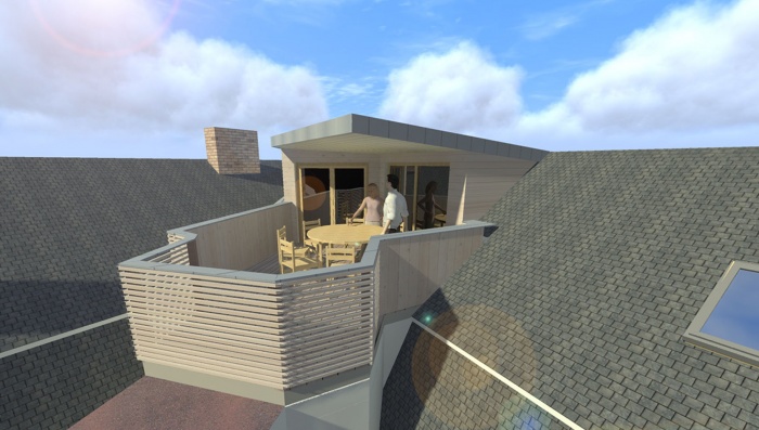 Création terrasse + aménagemant intérieur