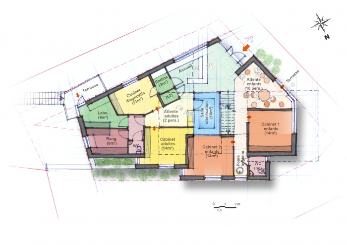 Cabinet mdical / amnagement parking : plan rdc copie