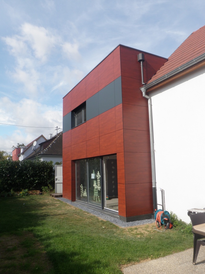 Extension d'une maison accole