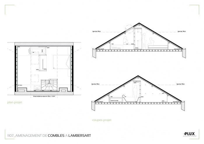 Combles aménagés à LAMBERSART (59130)