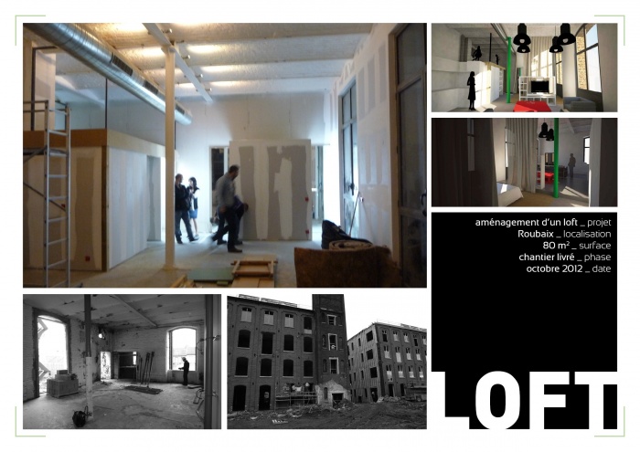 Aménagement d'un loft à ROUBAIX (59100)