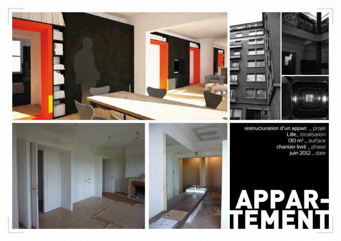 Aménagment d'un appartement de caractère à LILLE (59000)