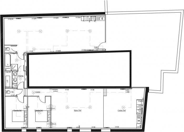 2 Appartements : Plan