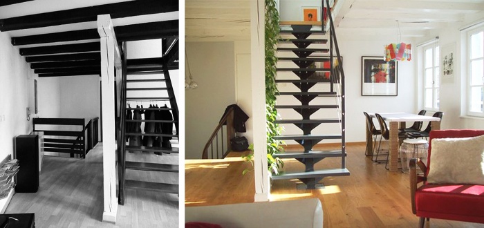 Duplex : FLO_avant-apres_escaliers