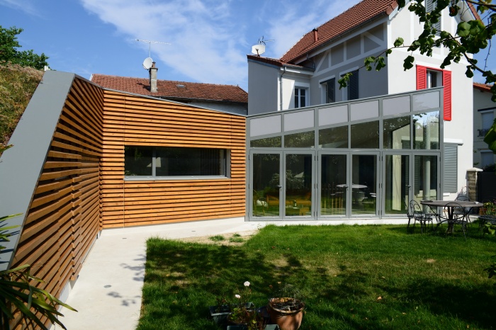 Extension et Rnovation d'une maison individuelle : VUE JARDIN 3