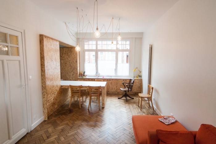 MUR TIROIR, restructuration et aménagement intérieur d'une maison individuelle à Marcq en Baroeul