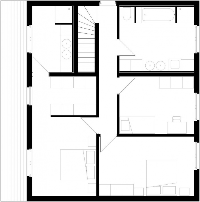 Maison  : Plan R+1