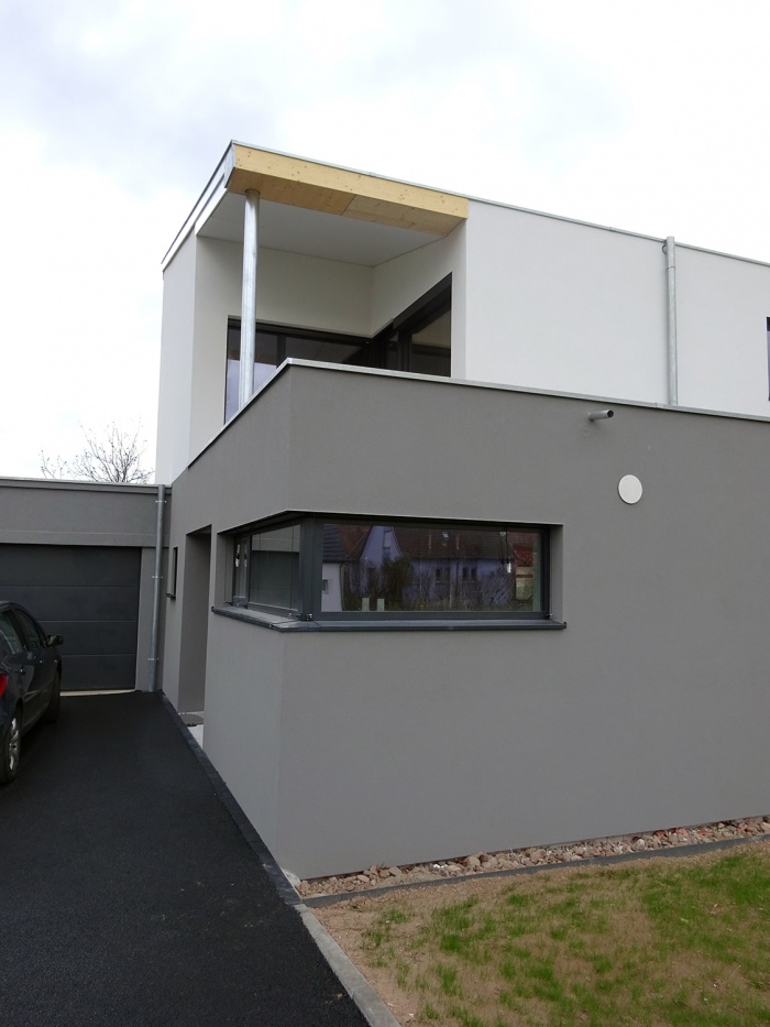 Construction d'une maison contemporaine à Sélestat (67)